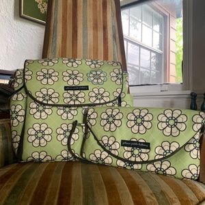 Petunia Pickle Bottom Glazed Backpack & Clutch Set